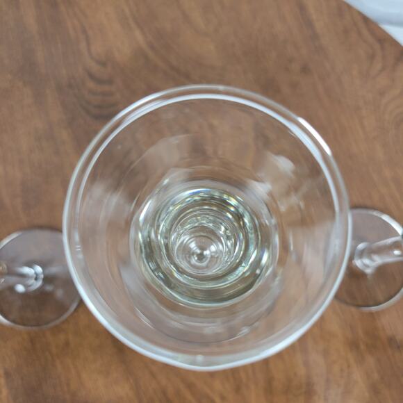 Vintage MCM Blown Clear Glass Cordial Liquor Cocktail 6" Tall Set of 4‎ Glasses - Picture 7 of 13